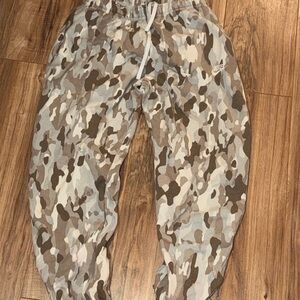 Nike Beige and Brown Camo Jogger Pants